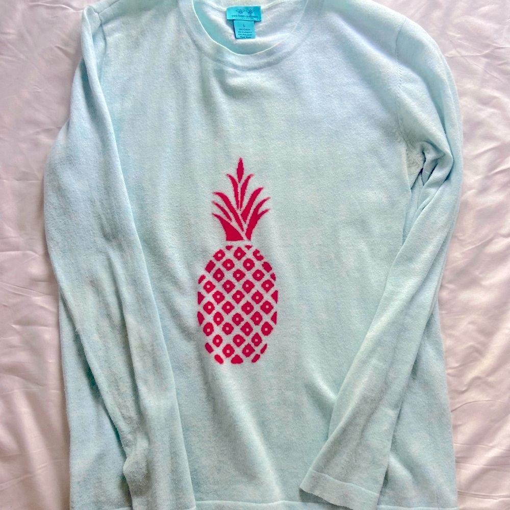 COPY - Two bees cashmere pineapple sweater